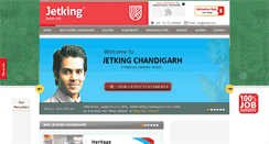 Desktop Screenshot of jetkingchandigarh.com